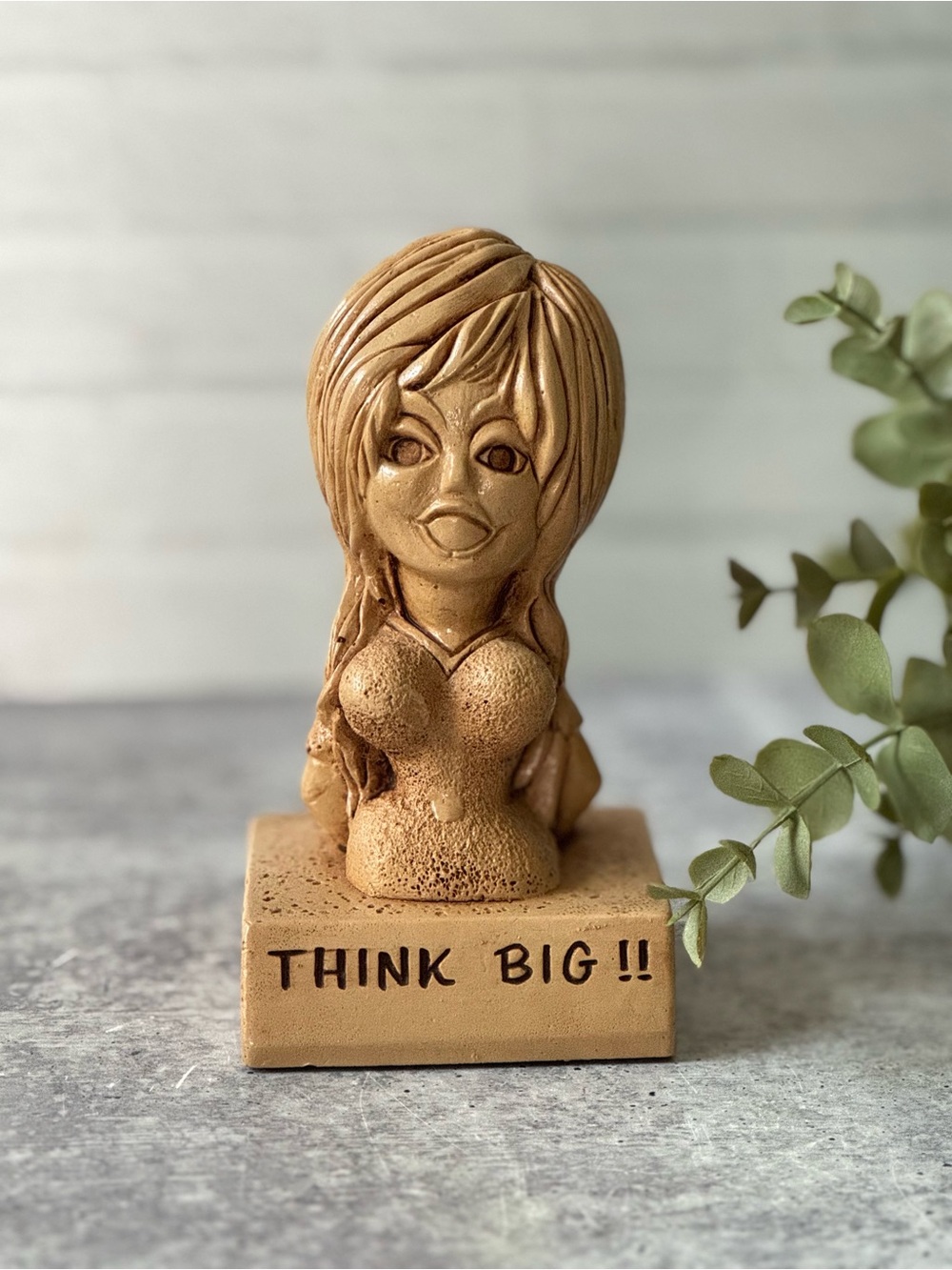 Vintage 1960's Dolly Parton Think Big Paula Sillisculpts Figurine